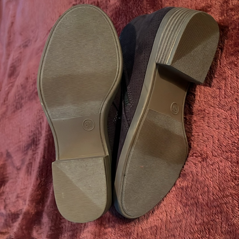 Universal Thread Brown Booties With Side Zippers - image 3